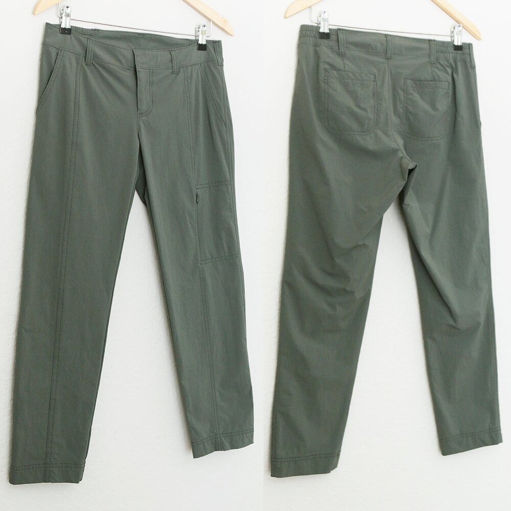 Athleta Palisade Ankle Pant Jasper Olive Green Size 6 Athleisure Casual Outdoor - Picture 6 of 15